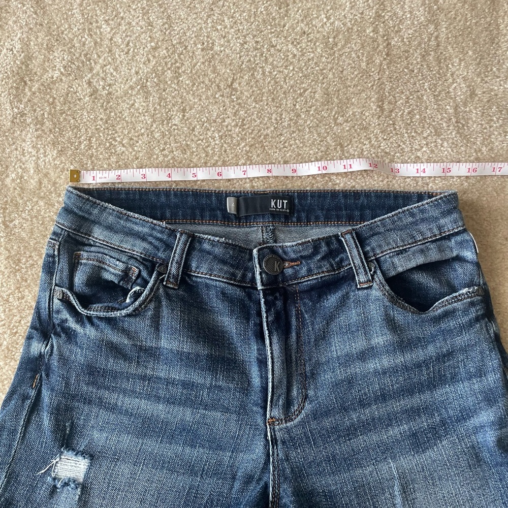 Kut from the Kloth Reese Ankle Straight leg Jeans. Women size 4 - Picture 7 of 14